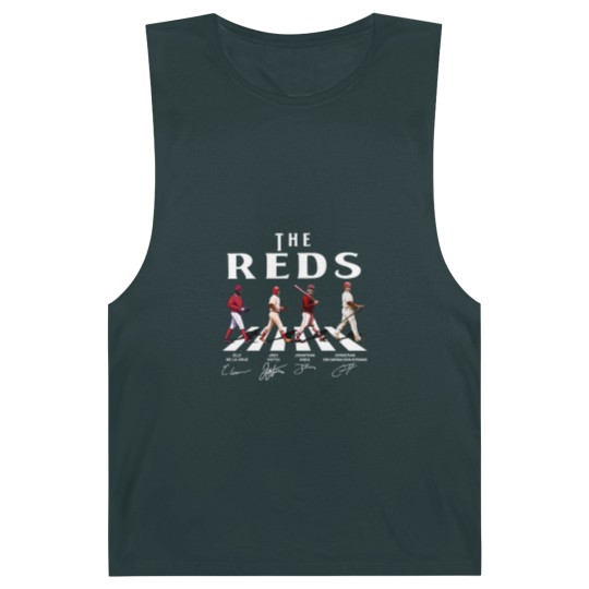 Discover Reds Walking Abbey Road Signatures Baseball Barnard Tanks, Elly De La Cruz, Votto, Jonathan India