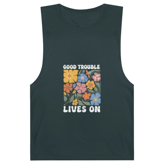Discover Floral Good Trouble Lives On Barnard Tanks, Resistance Barnard Tanks, John Lewis Barnard Tanks