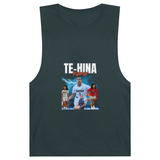 Discover Te-Hina Paopao Graphic Basketball Barnard Tanks, Unisex Sports Barnard Tanks