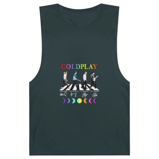 Discover Coldplay Band Barnard Tanks Round