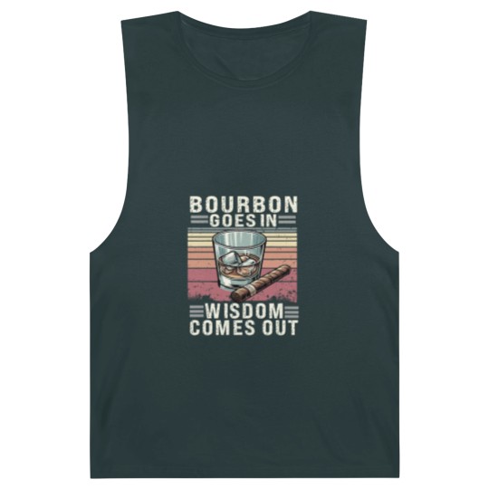 Discover Bourbon For Men Bourbon Goes In Wisdom Comes Out, Bourbon Barnard Tanks, Bourbon Lover, Bourbon Whiskey, Bourbon Bottle, Bourbon Gift, Bourbon Drinker Barnard Tanks
