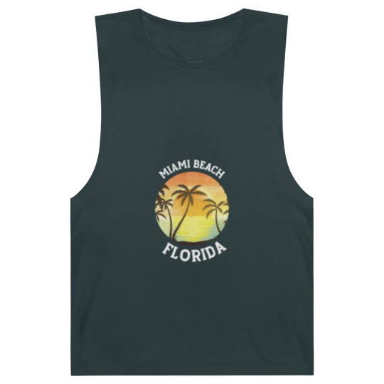 Discover Vintage Miami Beach Florida Retro 70s 80s Travel Barnard Tanks