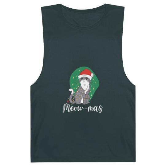 Discover Meow-Mas Cat Christmas Kitten Animal Christmas Tre Barnard Tanks