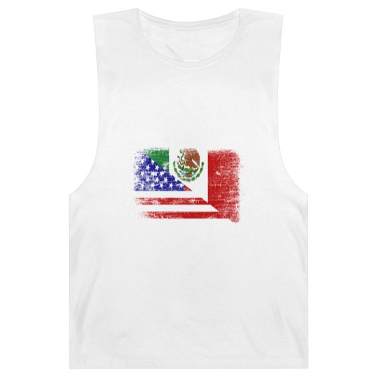 Discover Vintage Mexican American Flag Barnard Tanks