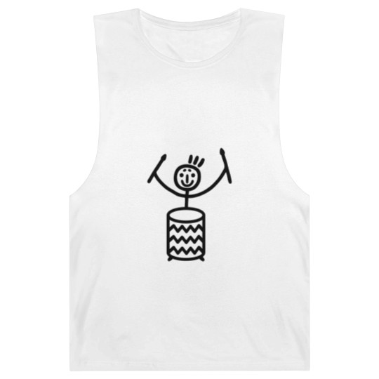 Discover Stick figure with Samba drum Barnard Tanks
