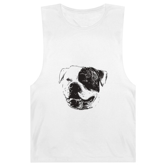 Discover American Bulldog Face Barnard Tanks