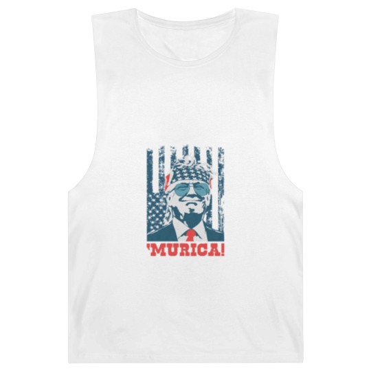 Discover Donald Trump Barnard Tanks Murica 4th of July Patriotic American Party USA Barnard Tanks