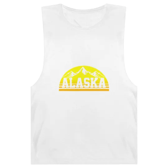 Discover Alaska Vintage Alaska Day Barnard Tanks