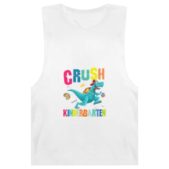 Discover I'm Ready To Crush Kindergarten Dinosaur Back To School Barnard Tanks