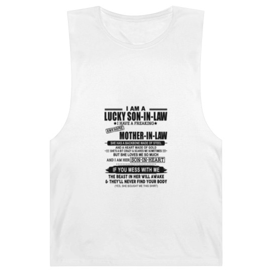 Discover I Am A Lucky Son In Law Of A Freaking Awesome Mother In Law Barnard Tanks