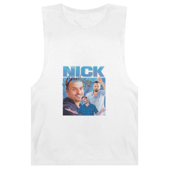 Discover Nick Miller Homage Barnard Tanks Barnard Tanks Top Funny TV Icon Gift Men's Women's Girl