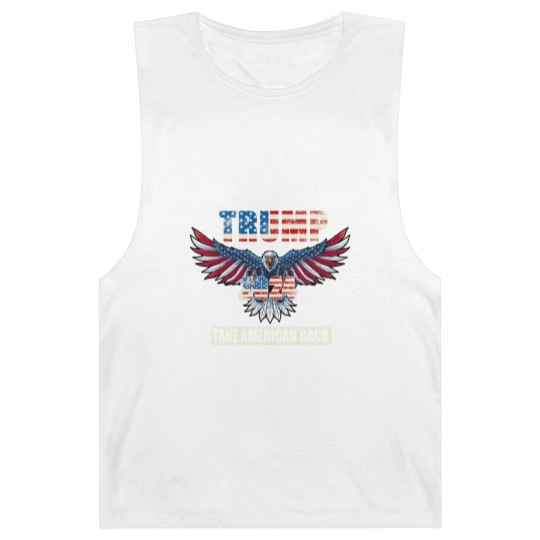 Discover Trump 2024 Flag Take America Back Men Women - Trump 2024 Barnard Tanks