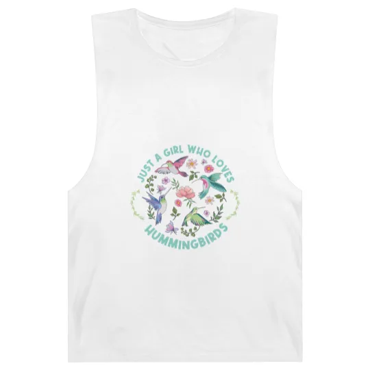 Discover Just A Girl Who Loves Hummingbirds Barnard Tanks