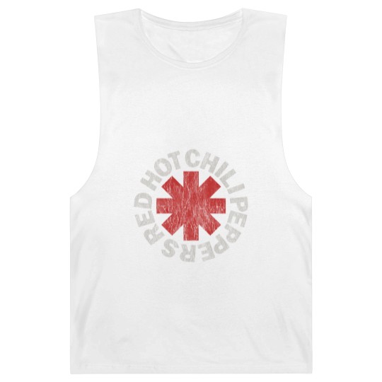 Discover Red Hot Chili Peppers Distressed Logo Rock Barnard Tanks Barnard Tanks