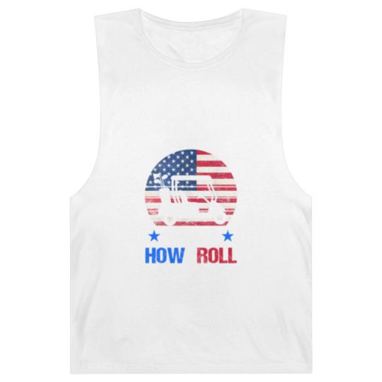 Discover Golf Cart This Is How I Roll USA Flag Golfer 4th Of July Barnard Tanks