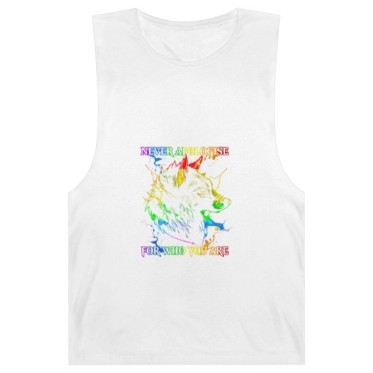 Discover Rainbow Wolf Barnard Tanks Gay Wolfs Rainbow Wolfs skin Gay Pride LGBT