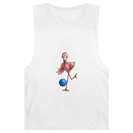 Discover Cool Bowling Flamingo | Funny Shorebirds Lover Player Gift Barnard Tanks