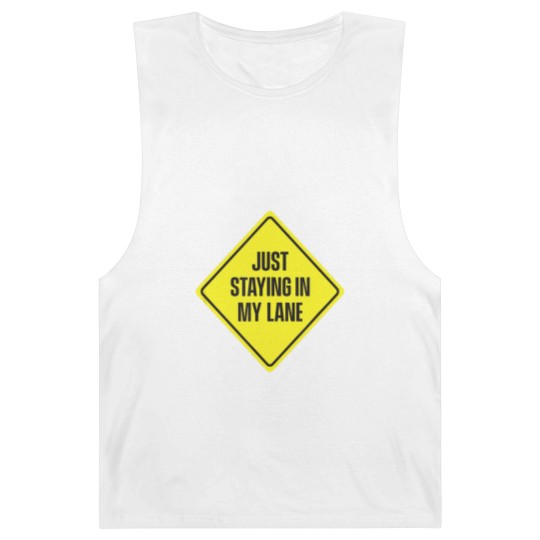 Discover Just Staying In My Lane Barnard Tanks - Low Key Hustle