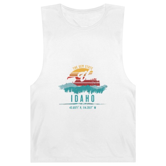 Discover Retro Sun Valley Idaho Vintage Mountains Sun Souve Barnard Tanks