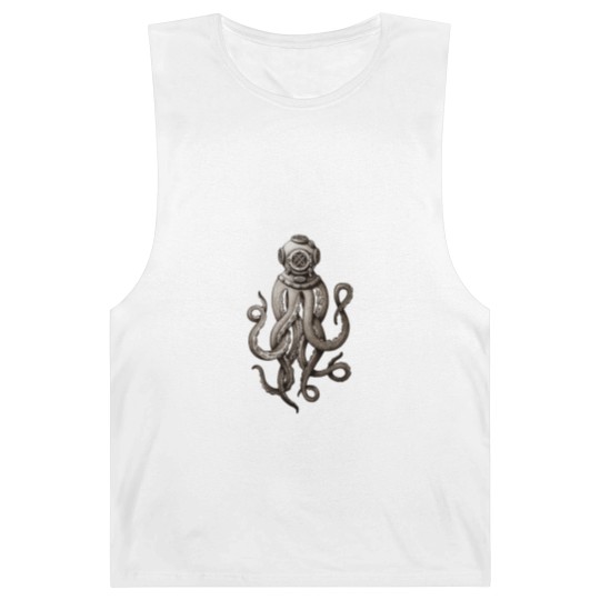 Discover Retro Fashion SCUBA Diver Weird Killer Octopus Barnard Tanks