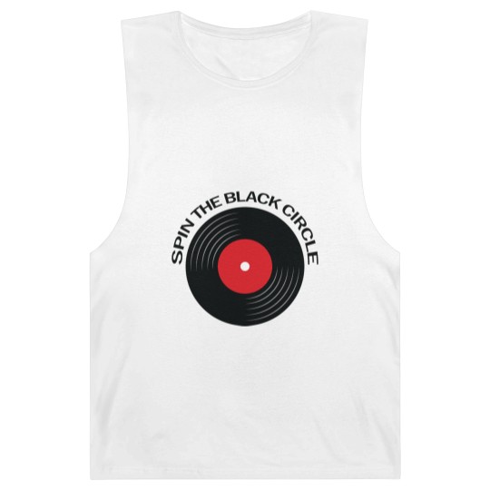 Discover Spin the black Circle - music lover quote - Spin The Black Circle - Barnard Tanks