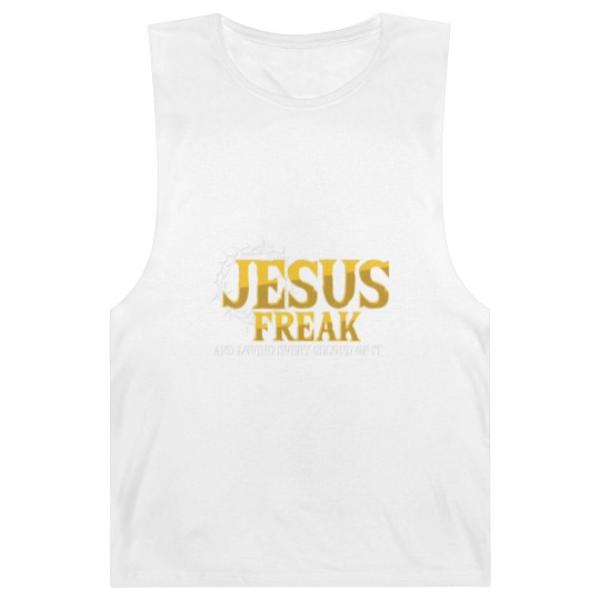 Discover Jesus Freak God Believer Christian Catholic Gift Barnard Tanks