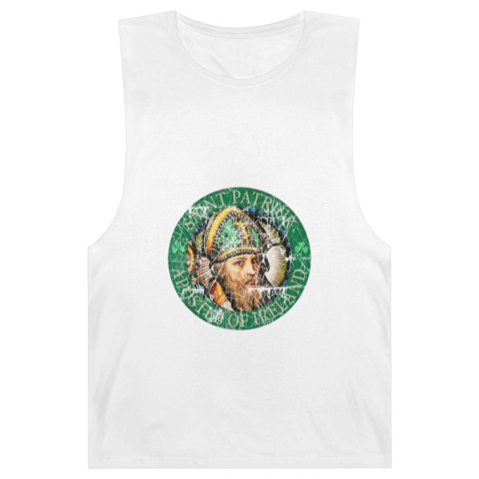 Discover Saint Patrick Apostle of Ireland distressed Barnard Tanks
