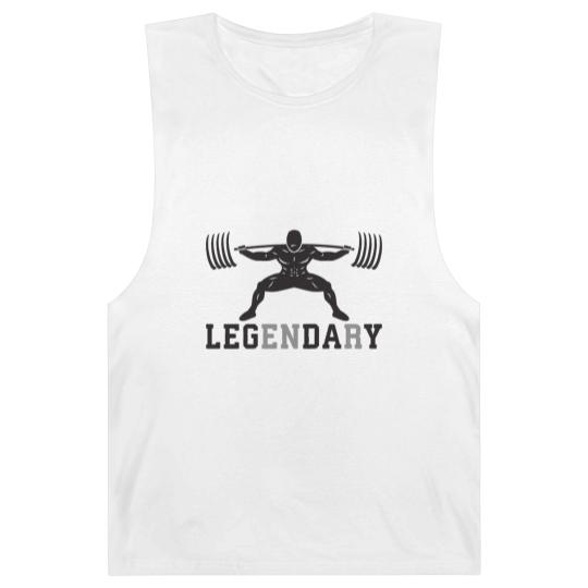 Discover LEGENDARY - Leg Day - Squat Barnard Tanks