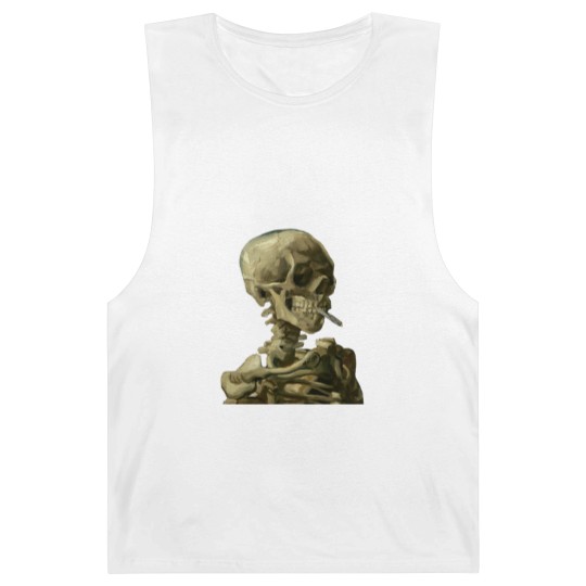 Discover Skull with Burning Cigarette by Vincent van Gogh - Skull - Barnard Tanks