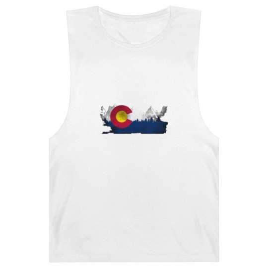 Discover Cute Family Gift Colorado State Flag Barnard Tanks