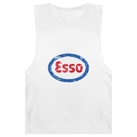 Discover Vintage distressed Esso logo - Auto Racing - Barnard Tanks
