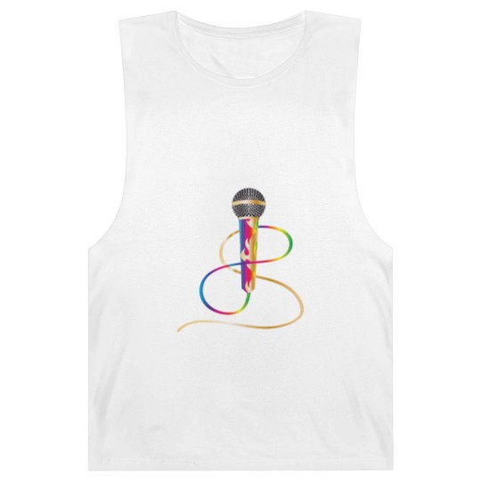 Discover stylish microphone with rainbow handle Barnard Tanks