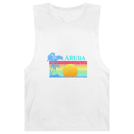 Discover Retro Beach Aruba Sunset - Aruba - Barnard Tanks
