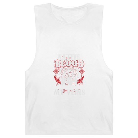 Discover Native Blood Runs Through My Veins Native American Barnard Tanks