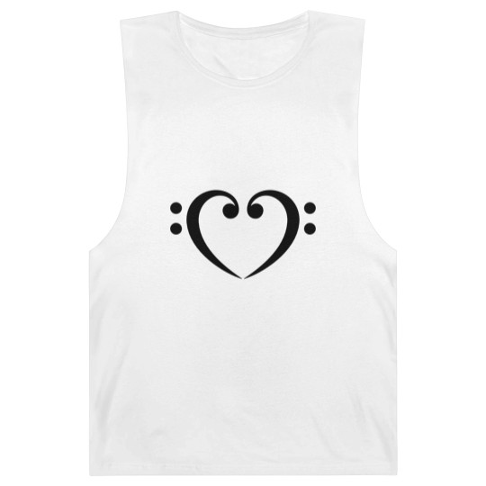 Discover Bass Clef Heart - Glow in the Dark! Barnard Tanks