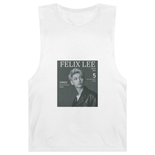 Discover Felix Lee Stray Kids Barnard Tanks, B&W Stray Kids Graphic Barnard Tanks, Felix Lee Stray Kids Kpop Barnard Tanks