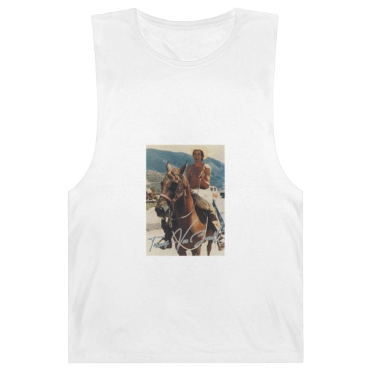 Discover Townes Van Zandt - Retro On Horse Fan Art - Townes Van Zandt - Barnard Tanks