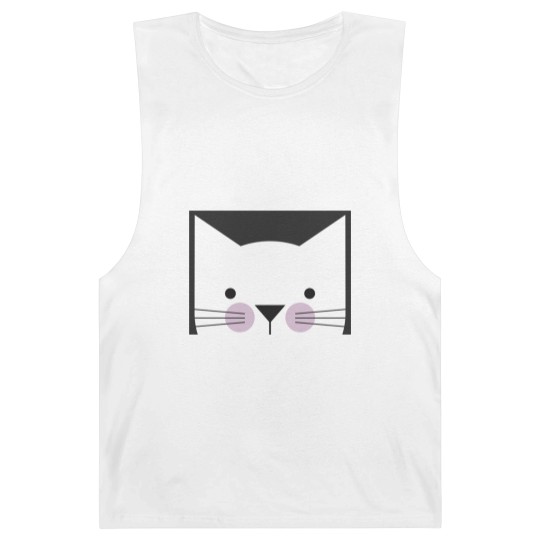 Discover Peek-a-Boo Kitty, Black and White with Lavender Cheeks - Cats - Barnard Tanks