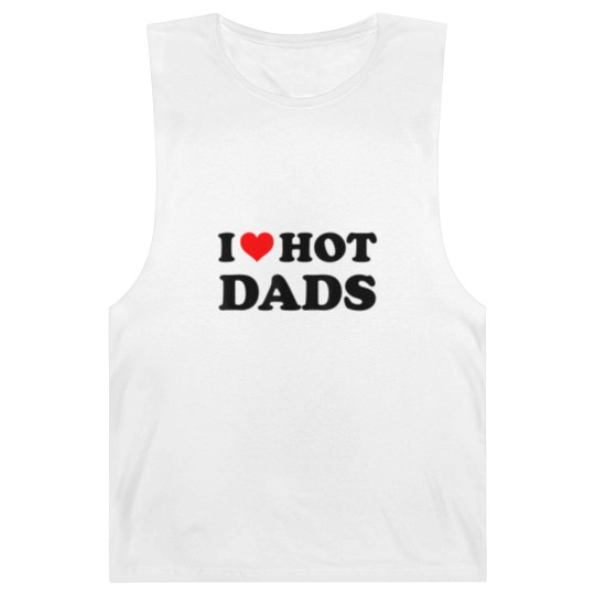Discover I Love Hot Dads Barnard Tanks Adult Daddy Dilf I Heart Hot Dads Barnard Tanks