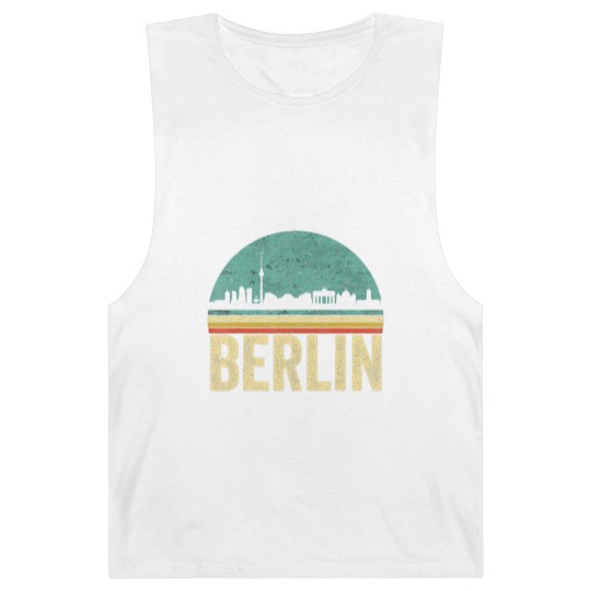 Discover Vintage 80s Retro Berlin Souvenir Skyline Berlin Barnard Tanks