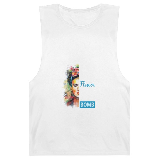 Discover Not Fragile Like A Flower, Fragile Like A Bomb With Frida Kahlo Picture Gift For Fans And Lovers - Frida Kahlo - Barnard Tanks