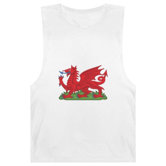 Discover Wales Red Dragon National Flag Symbol Barnard Tanks