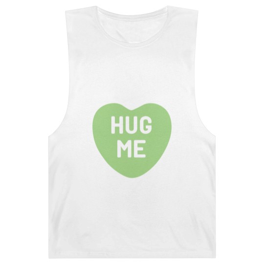 Discover Hug Me Green Candy Heart Barnard Tanks