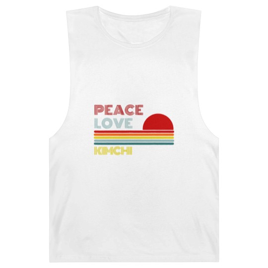 Discover Peace Love Kimchi Retro Vintage Barnard Tanks