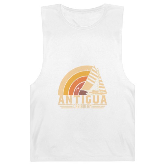 Discover Antigua Retro Sailing Vacation Design - Antigua - Barnard Tanks