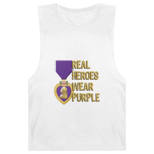 Discover Purple Heart Military Real Heroes Wear Purple Barnard Tanks