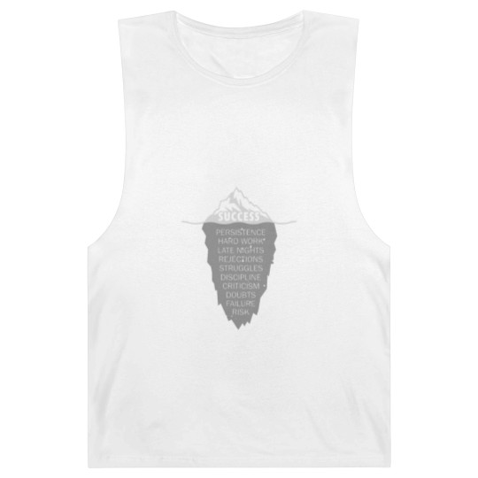 Discover Success Iceberg Illusion Concept - Vintage Grunge Barnard Tanks