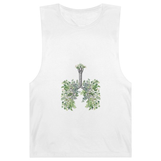 Discover Lung Anatomy, green leaves, Cancer Awareness - Lungs - Barnard Tanks