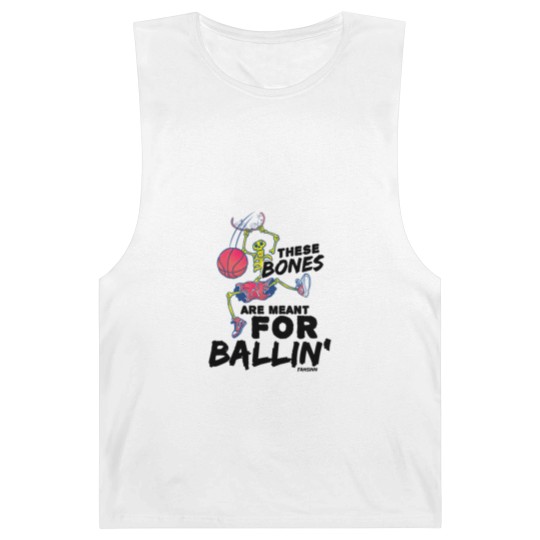 Discover Halloween basketball skeleton Barnard Tanks