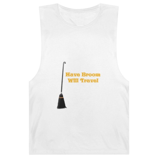 Discover Funny Have Broom Will Travel Halloween Barnard Tanks